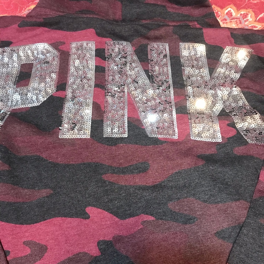 VS/ Pink Bling Hoodie